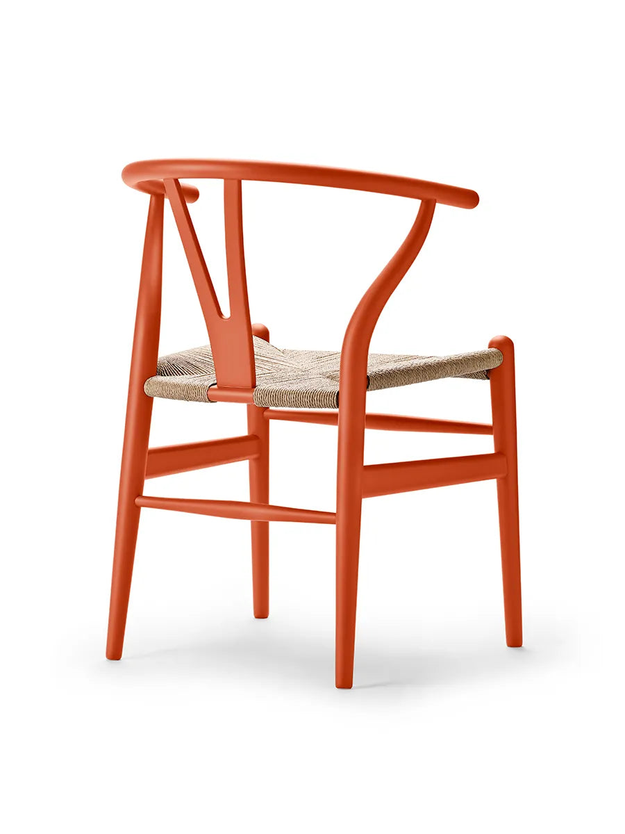 Y-stol CH24 Soft Orange Red af Hans J. Wegner