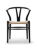 Y-stol CH24 Soft Black af Hans J. Wegner