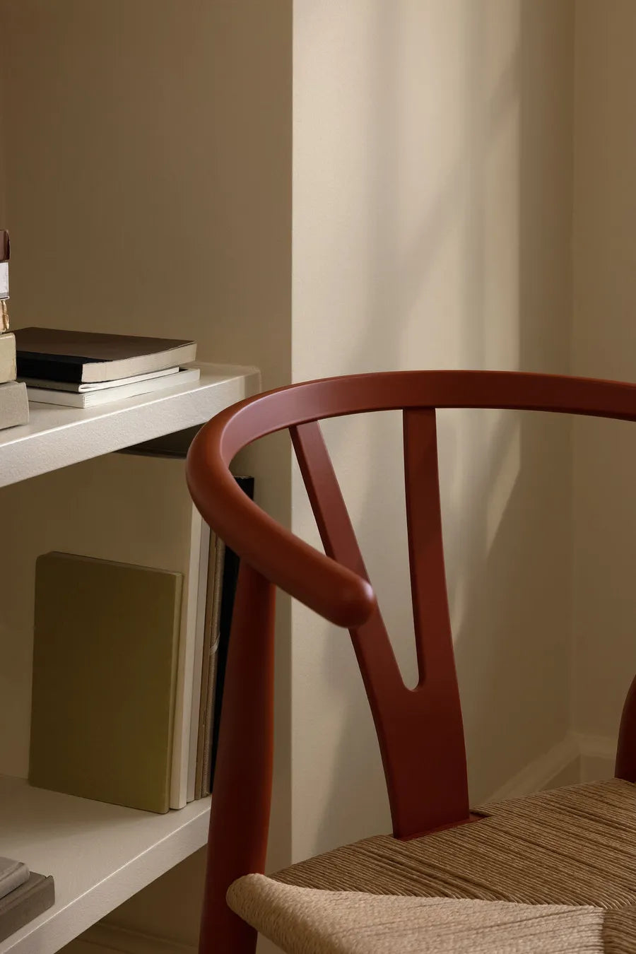 Y-stol CH24 Soft Terracotta af Hans J. Wegner