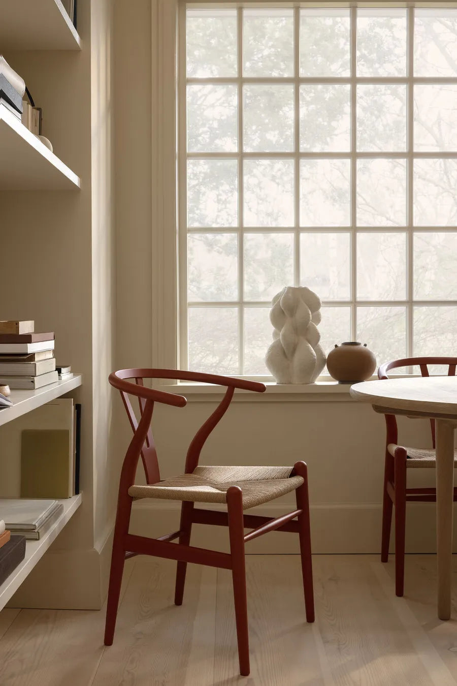 Y-stol CH24 Soft Terracotta af Hans J. Wegner