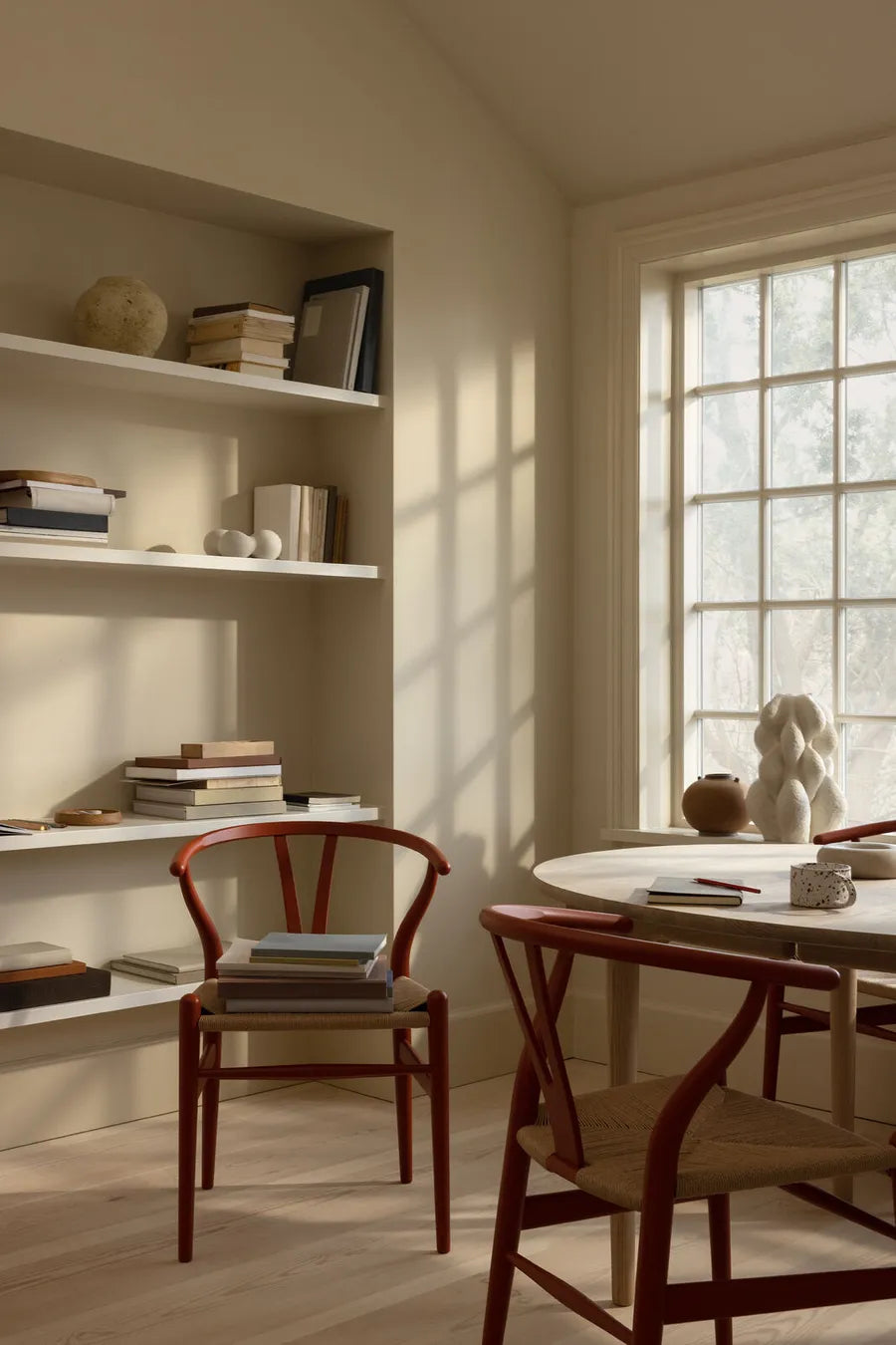 Y-stol CH24 Soft Terracotta af Hans J. Wegner