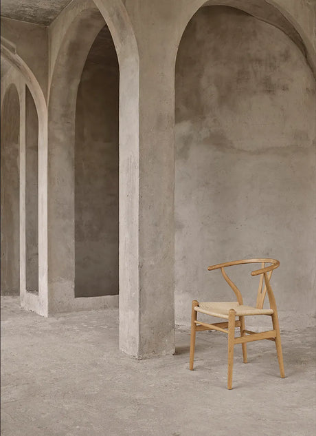 Y-stol CH24, eg olie af Hans J. Wegner