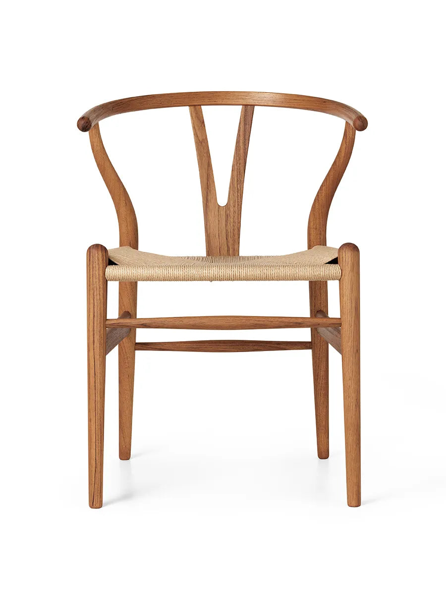 Hans J. Wegner spisebordssæt, 1 x Special Edition CH338 spisebord i Teak/Eg mix, 6 x Y-stole CH24 i Teak fra Carl Hansen & Søn