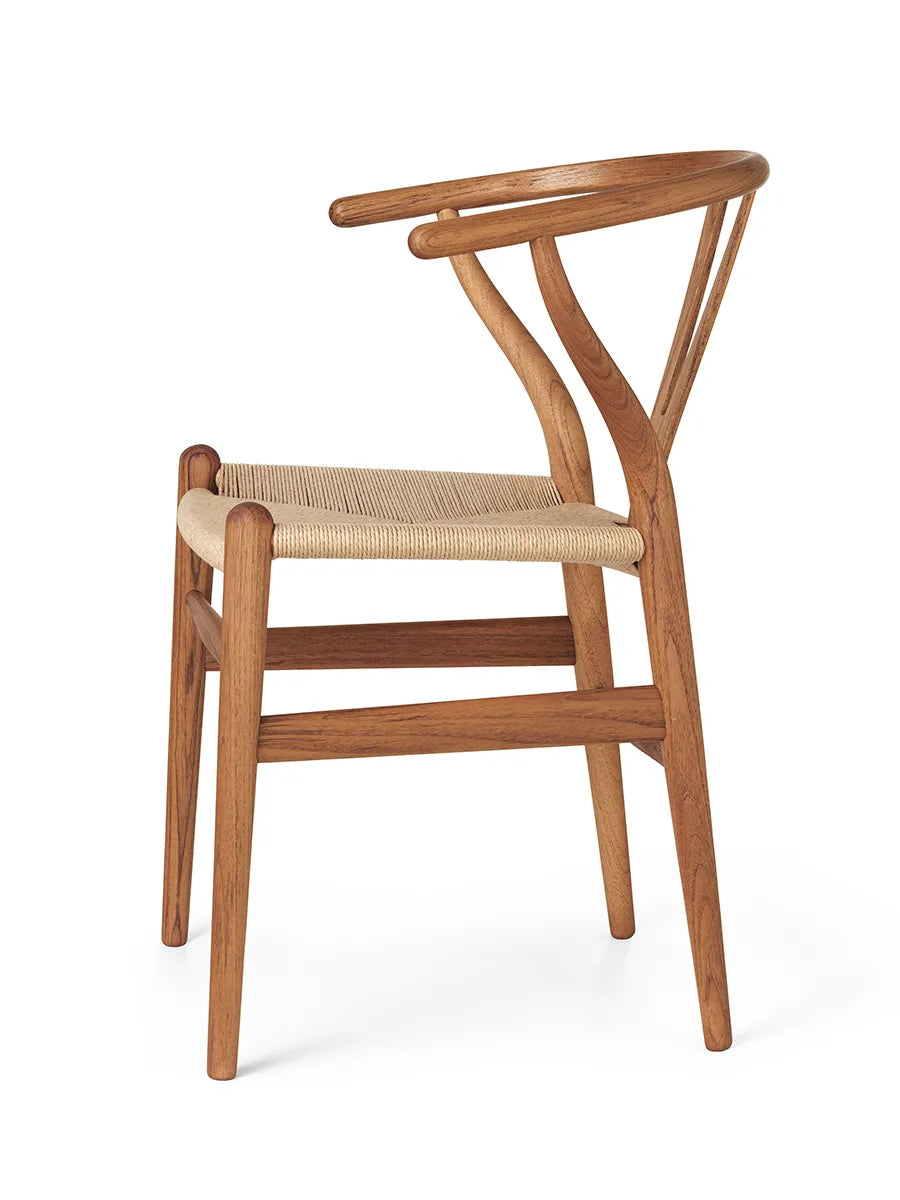 Hans J. Wegner spisebordssæt, 1 x Special Edition CH338 spisebord i Teak/Eg mix, 6 x Y-stole CH24 i Teak fra Carl Hansen & Søn - 9 - Jacobsen Plus