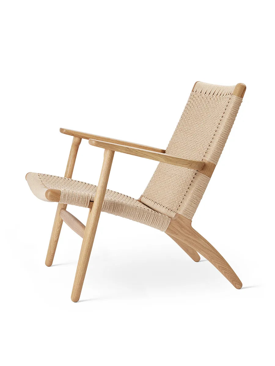CH25 Loungestol, eg olie af Hans J. Wegner
