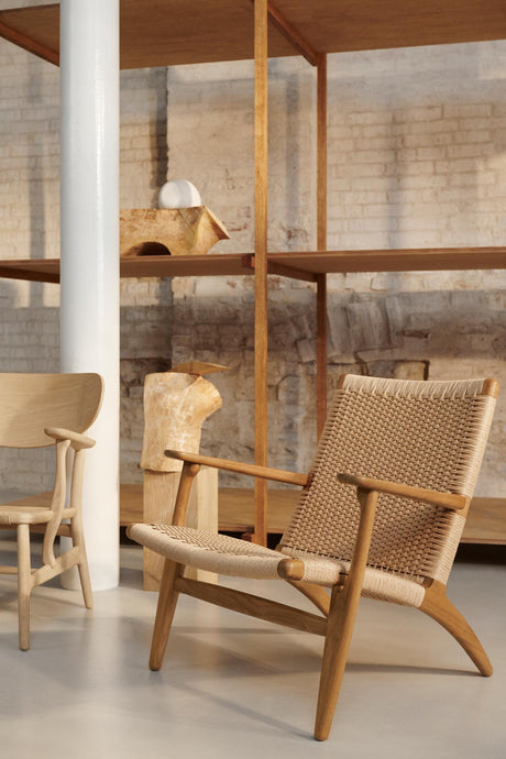 CH25 Loungestol, eg olie af Hans J. Wegner - 2 - Jacobsen Plus
