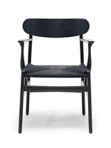 CH26 Spisestol af Hans J. Wegner - Sort / Eg - sortmalet - Jacobsen Plus