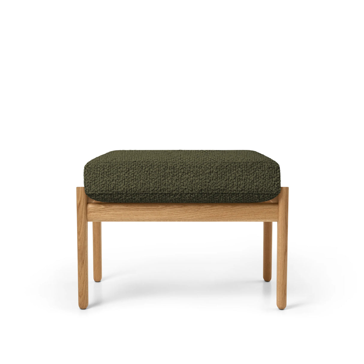 CH290F skammel af Hans J. Wegner - Olieret eg - Bute Storr 3732 camouflage - Jacobsen Plus