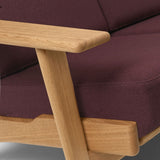 CH292 2 pers. sofa, eg olie af Hans J. Wegner - 8 - Jacobsen Plus