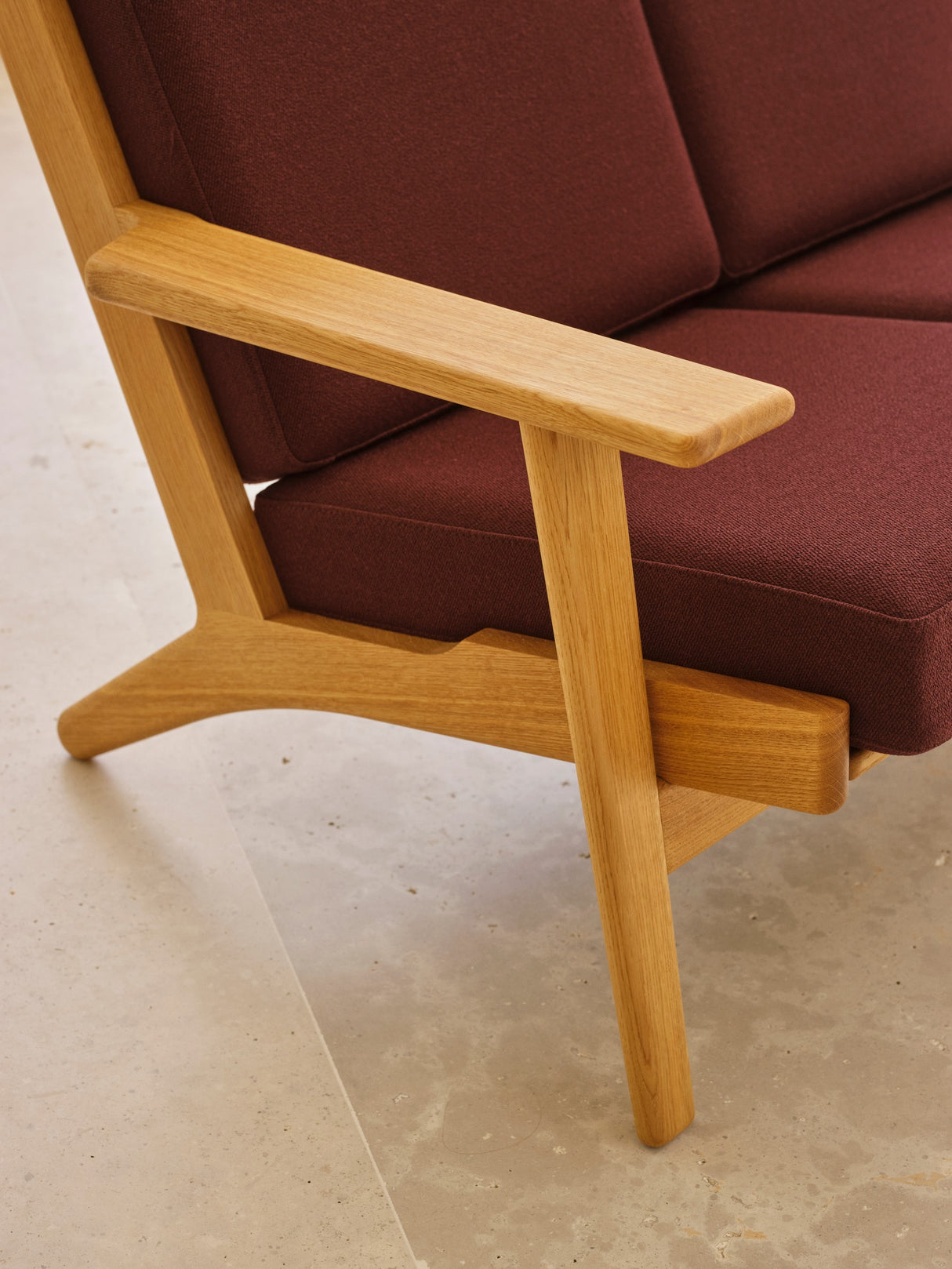 CH292 2 pers. sofa, eg olie af Hans J. Wegner - 7 - Jacobsen Plus