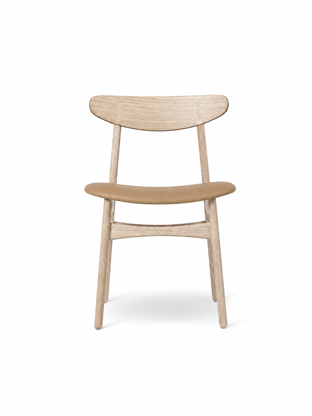 CH30P Spisestol, sæbebehandlet eg, Thor 325 læder af Hans J. Wegner - 1 - Jacobsen Plus