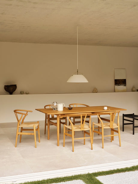 CH327 Spisebord, 190 cm fra Carl Hansen & Søn - Bøg sæbe - Jacobsen Plus