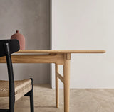 CH23 Spisestol, sort eg af Hans J. Wegner