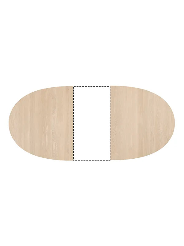 Tillægsplade til CH338/CH339 borde af Hans J. Wegner