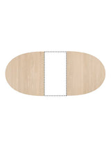 Tillægsplade til CH338/CH339 borde af Hans J. Wegner
