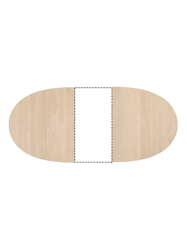 Tillægsplade til CH337 bord af Hans J. Wegner - Bøg / Olie - Jacobsen Plus