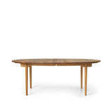 Hans J. Wegner spisebordssæt, 1 x Special Edition CH338 spisebord i Teak/Eg mix, 6 x Y-stole CH24 i Teak fra Carl Hansen & Søn - 7 - Jacobsen Plus