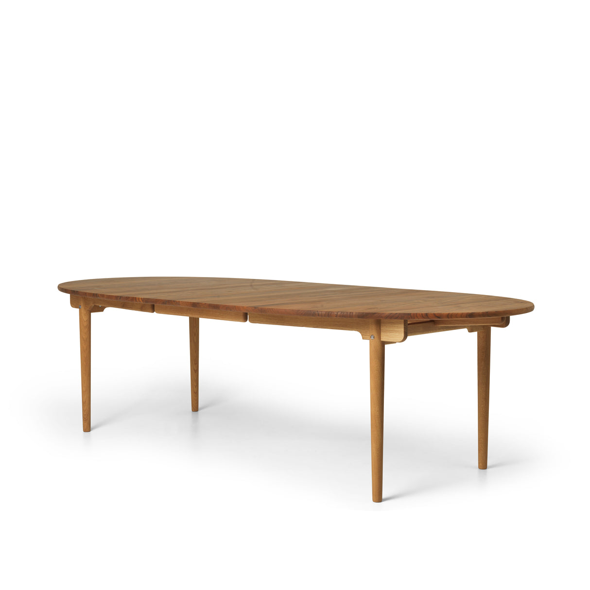 Hans J. Wegner spisebordssæt, 1 x Special Edition CH338 spisebord i Teak/Eg mix, 6 x Y-stole CH24 i Teak fra Carl Hansen & Søn - 6 - Jacobsen Plus