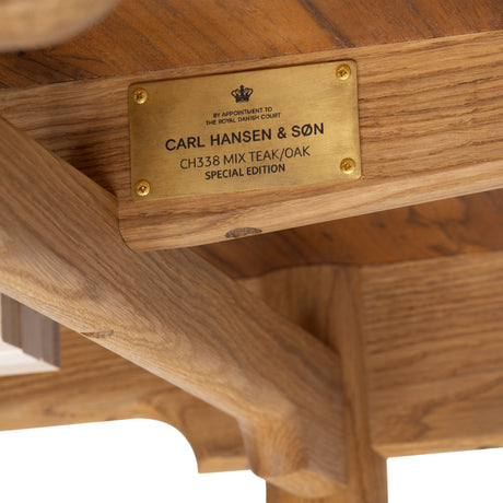 CH338 Spisebord, Teak Mix Special Edition inkl. 1 tillægsplade fra Carl Hansen & Søn - 5 - Jacobsen Plus