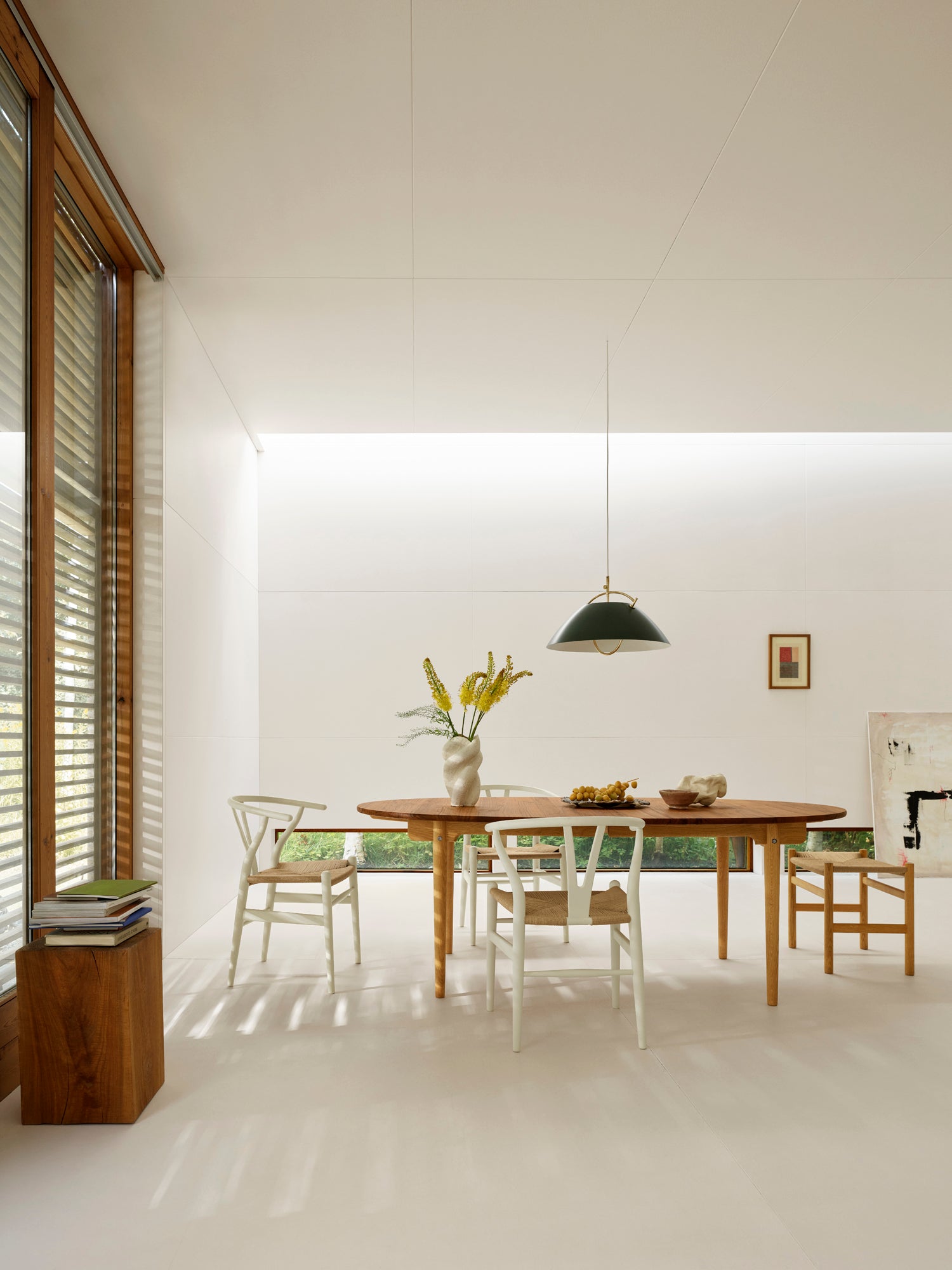 CH338 Spisebord, Teak Mix Special Edition inkl. 1 tillægsplade fra Carl Hansen & Søn