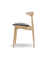 CH33 Stol, sæbebehandlet eg/sort læder af Hans J. Wegner - 4 - Jacobsen Plus