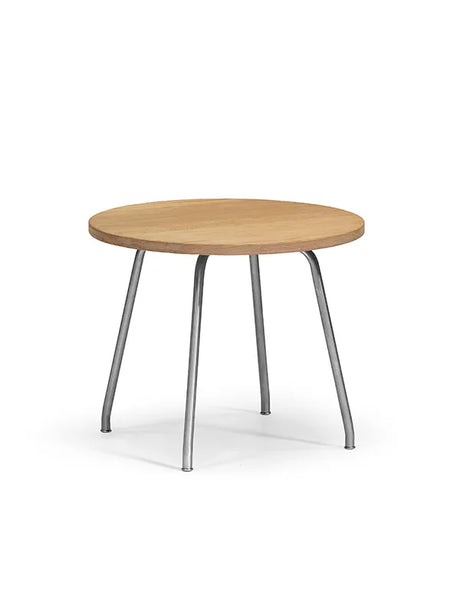 CH415 Sofabord fra Carl Hansen & Søn - Eg / Sæbe / Rustfrit stål - Jacobsen Plus