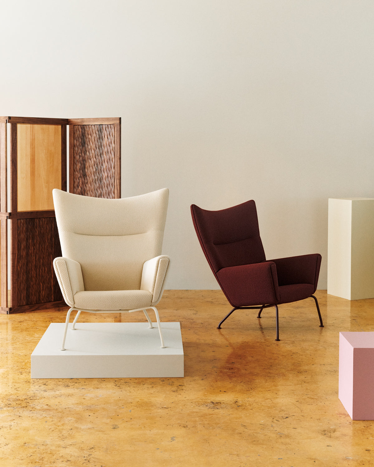 CH445 Wing Chair, Umi tekstil af Hans J. Wegner - 6 - Jacobsen Plus