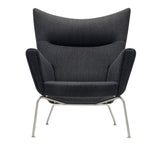 CH445 Wing Chair af Hans J. Wegner - Tekstil: Fiord 191 - Jacobsen Plus