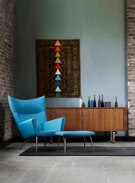 CH825 Credenza Skænk af Hans J. Wegner - Eg / Olie / Rustfrit stål - Jacobsen Plus