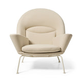 CH468 Oculus Chair, Umi tekstil af Hans J. Wegner - Umi 61322 med Clay White stel - Jacobsen Plus