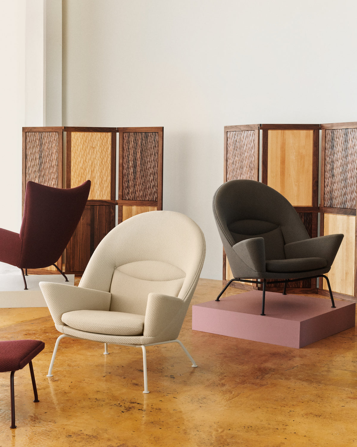 CH468 Oculus Chair, Umi tekstil af Hans J. Wegner