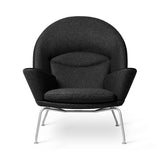 CH468 Oculus Chair af Hans J. Wegner - Tekstil: Divina Melange 180 - Jacobsen Plus