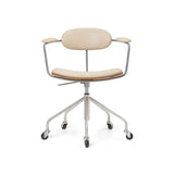CH621 Swivel stol, eg olie af Hans J. Wegner - Læder / Sif 90 - Jacobsen Plus
