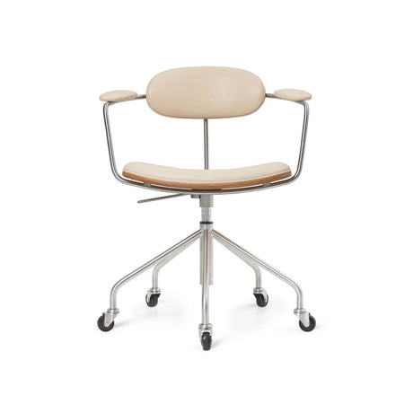 CH621 Swivel stol, eg olie af Hans J. Wegner - Læder / Sif 90 - Jacobsen Plus