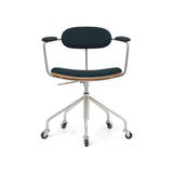 CH621 Swivel stol, eg olie af Hans J. Wegner - Stof / Vidar 1062 - Jacobsen Plus