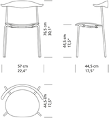 CH88 Stol, farvet af Hans J. Wegner - 3 - Jacobsen Plus