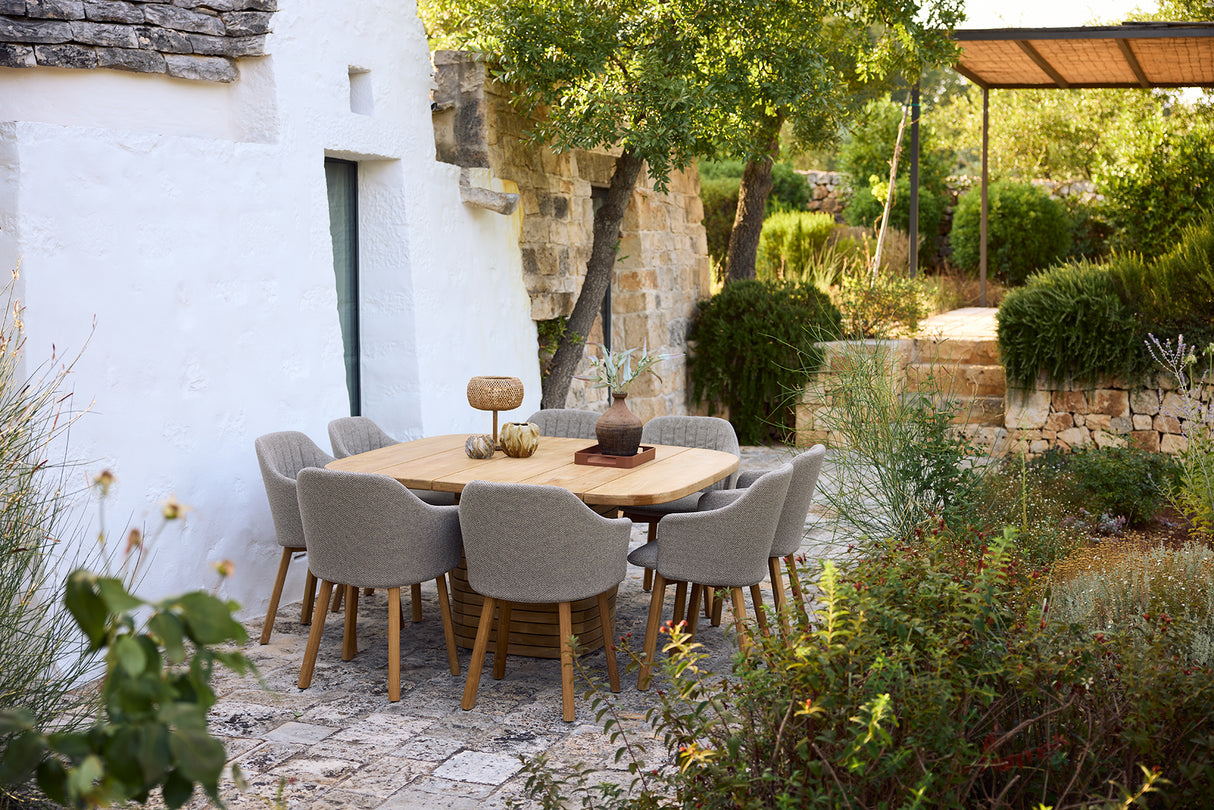 Mellow havebord, kvadratisk fra Cane-line - 4 - Jacobsen Plus