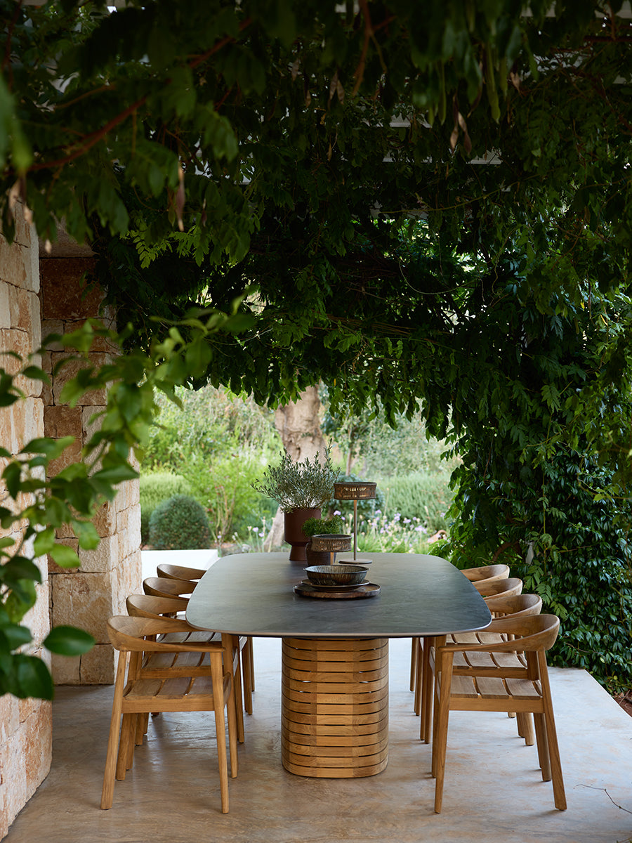 Mellow havebord, ovalt, large fra Cane-line - 2 - Jacobsen Plus