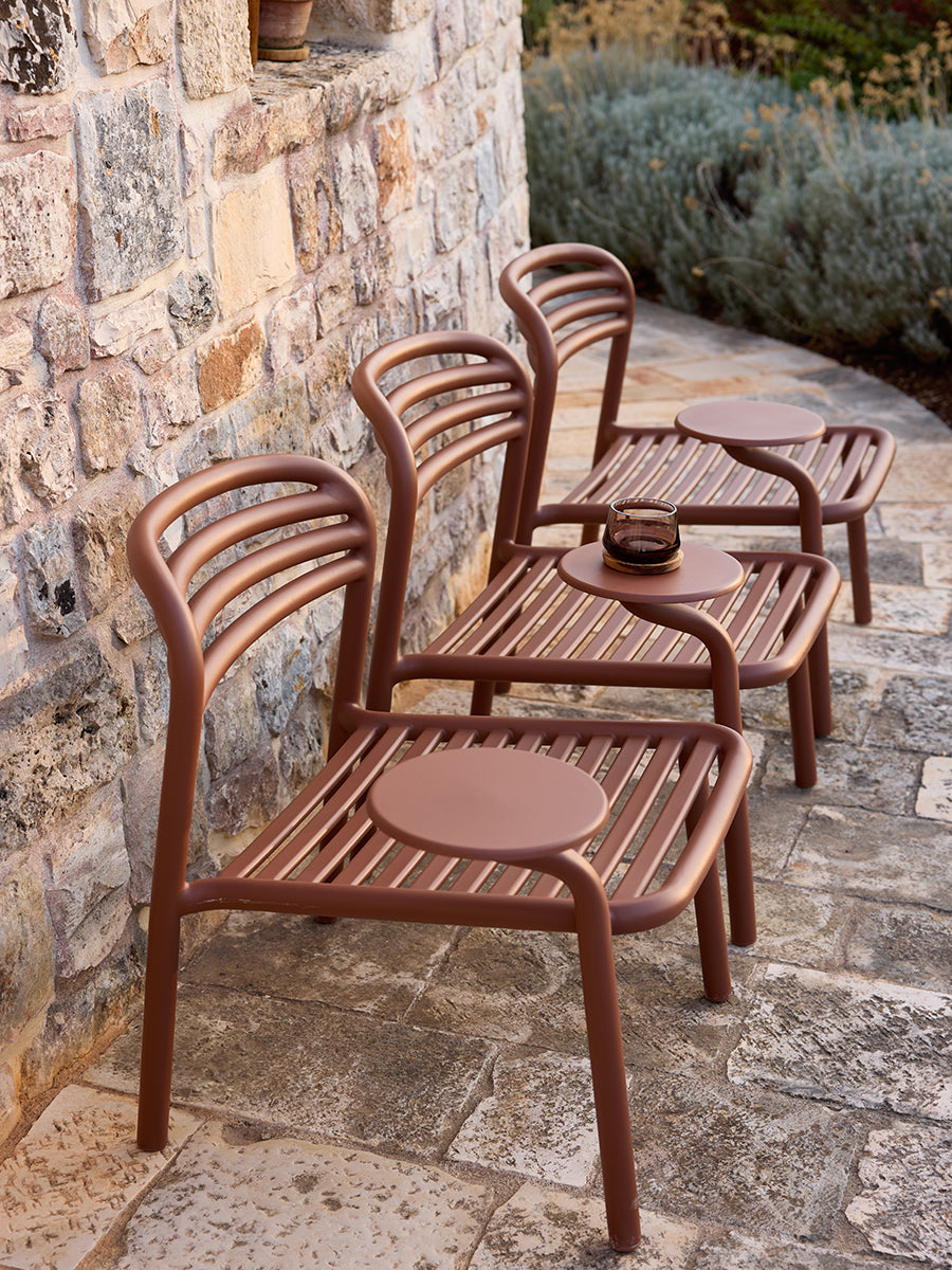 Bliss Udendørs Loungestol Med Sidebord, Højre fra Cane-line - 1 - Jacobsen Plus