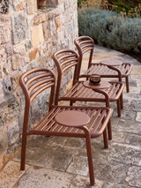 Bliss Udendørs Loungestol Med Sidebord, Højre fra Cane-line - 1 - Jacobsen Plus