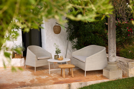 Kingston 2-pers. Loungesofa fra Cane-line - Mocca / Ingen hynde - Jacobsen Plus