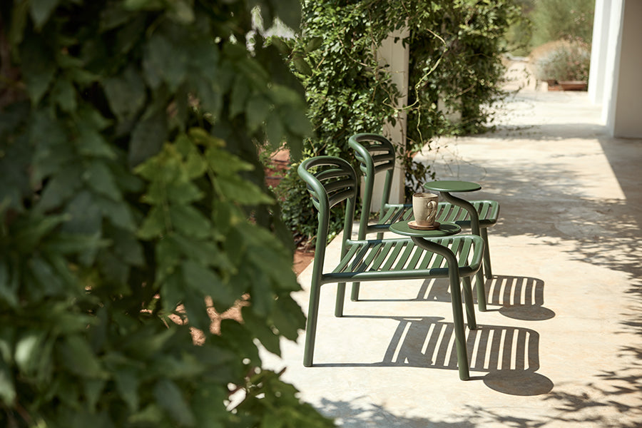 Bliss Udendørs Loungestol Med Sidebord, Højre fra Cane-line - 2 - Jacobsen Plus