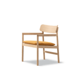 Fredericia Furniture CM3546 Post loungestol af Cecilie Manz - Lys olieret eg - Vidar 472 - Jacobsen Plus