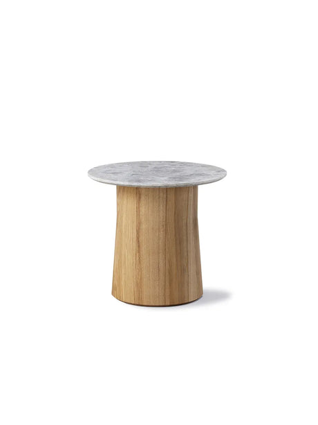 Niveau Coffee Table Ø 45 cm fra Fredericia Furniture - H 42 - Tundra Grey - Jacobsen Plus