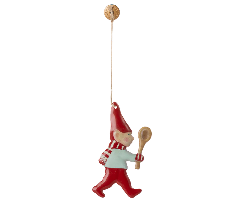 Metal ornament, Nisse - Ske fra Maileg - 1 - Jacobsen Plus