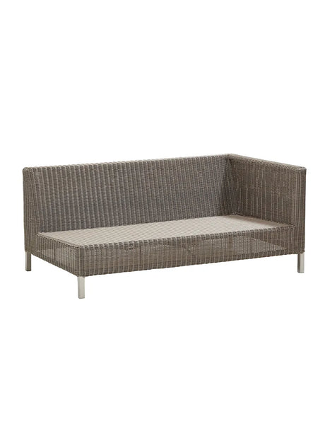 Connect 2 pers Modulsofa, venstre fra Cane-line - Ingen hynde - Jacobsen Plus