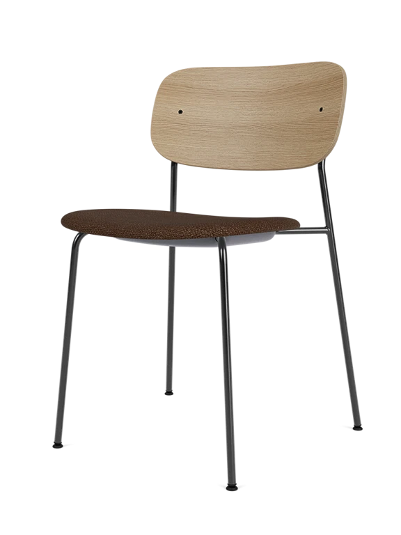 Co Chair Spisebordsstol fra Audo Copenhagen - Natural Oak - Audo Bouclé 07 - Jacobsen Plus