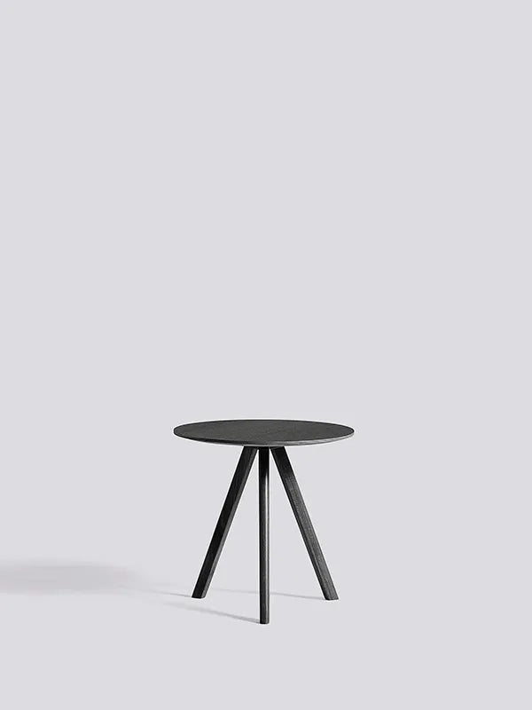Copenhague CPH20 Sofabord, Ø50 cm fra Hay - Sortbejdset eg / Samme som stel - Jacobsen Plus