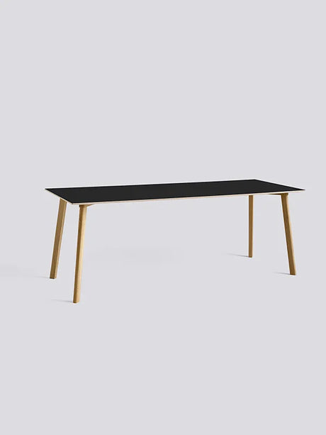 CPH Deux 210 Bord fra Hay - L200 x B75 x H73 cm / Ink black laminat / Matlakeret eg - Jacobsen Plus