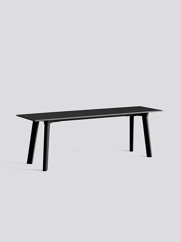 CPH Deux 215 Bænk fra Hay - L140 x B35 x H45 cm / Ink black laminat / Ink black (bøg) - Jacobsen Plus